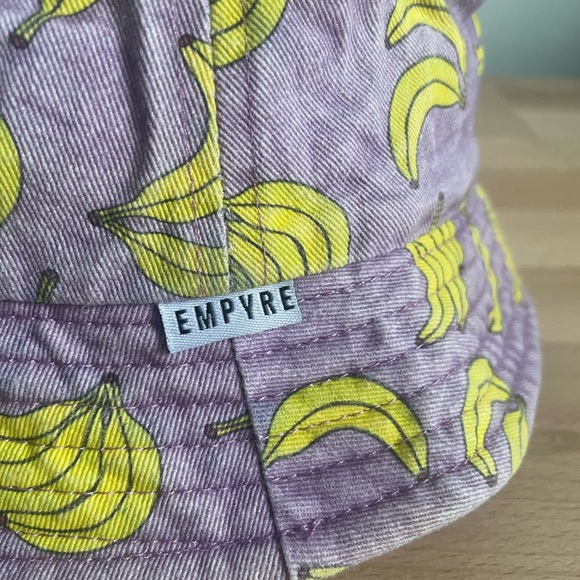 Empyre Banana Bucket Hat | Purple and Yellow | Y2K - Picture 2 of 6